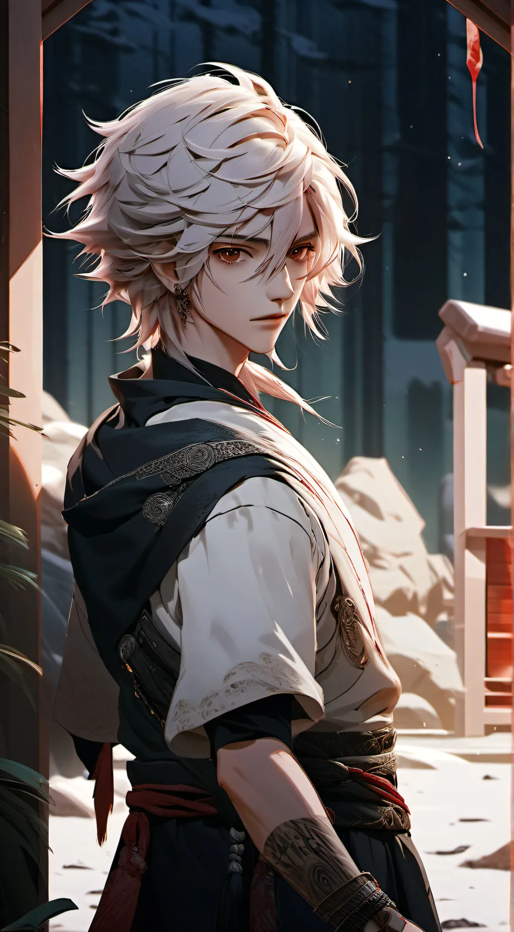 ai character: 中尔富首相-志金 background