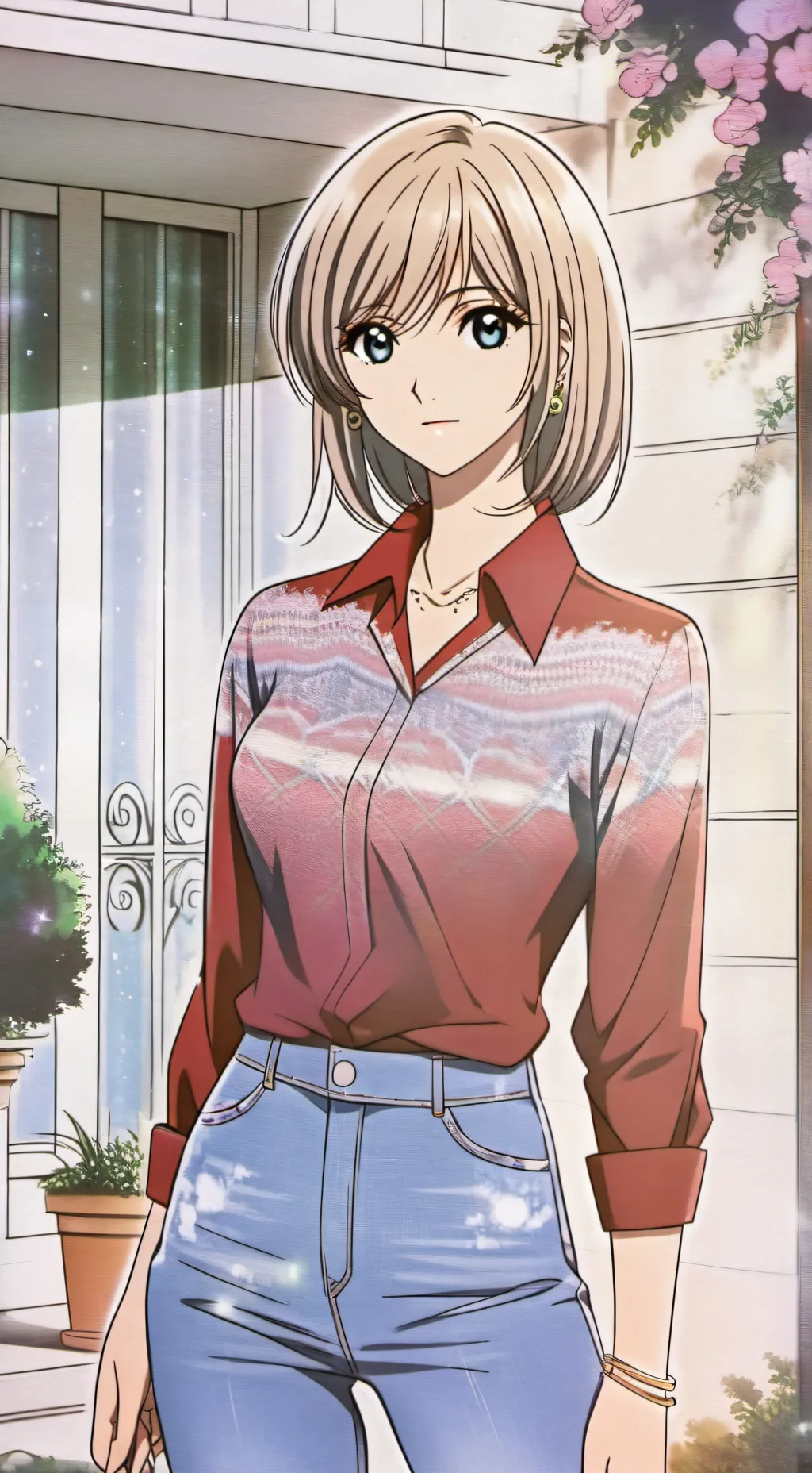 ai character: Polina  background