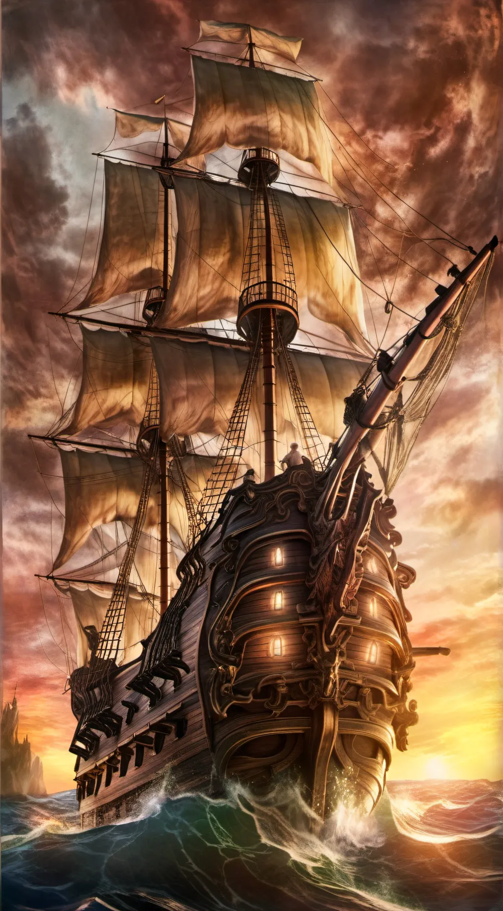 ai character: The Siren's Wail background