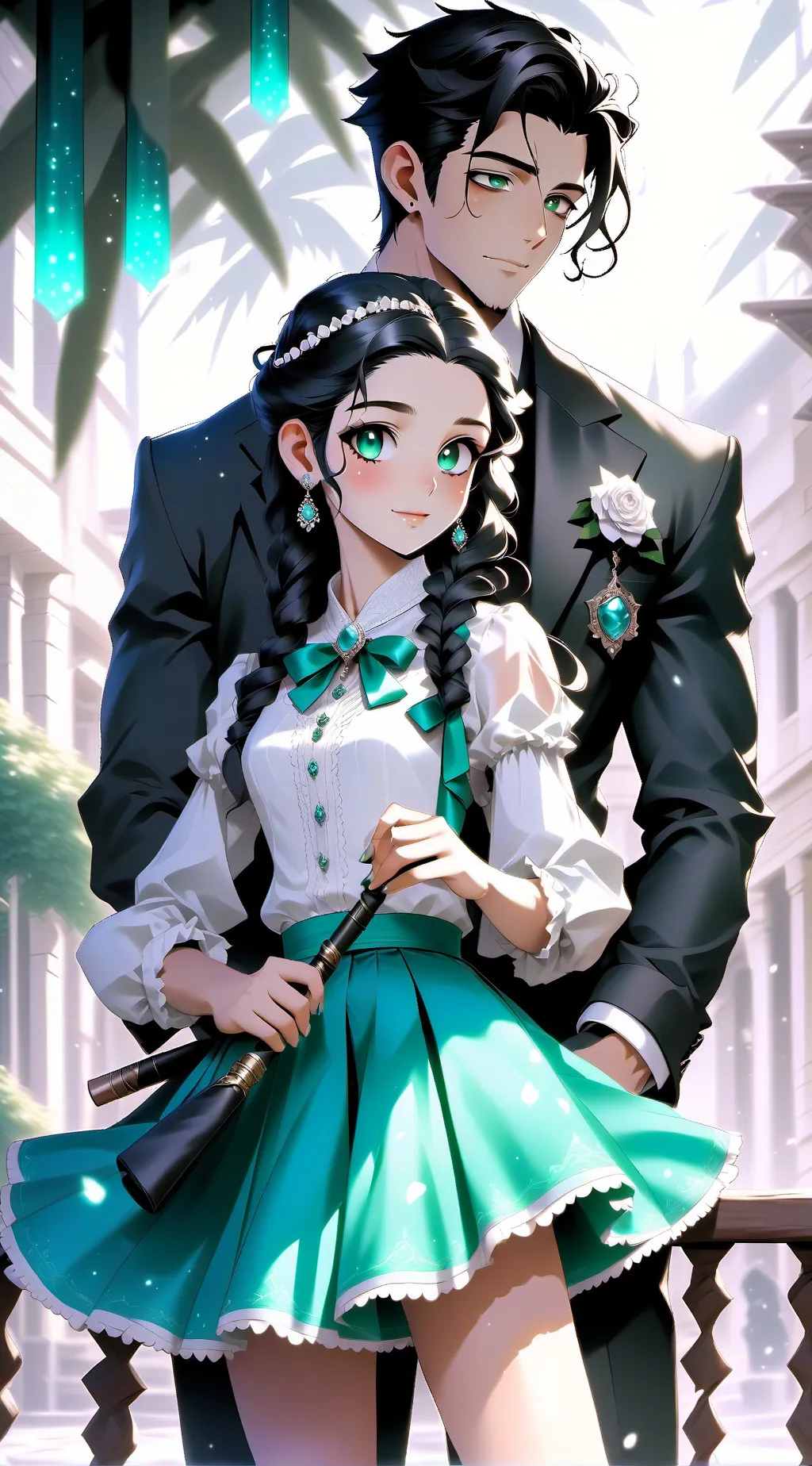 ai character: Adriana ☘️🎵 background