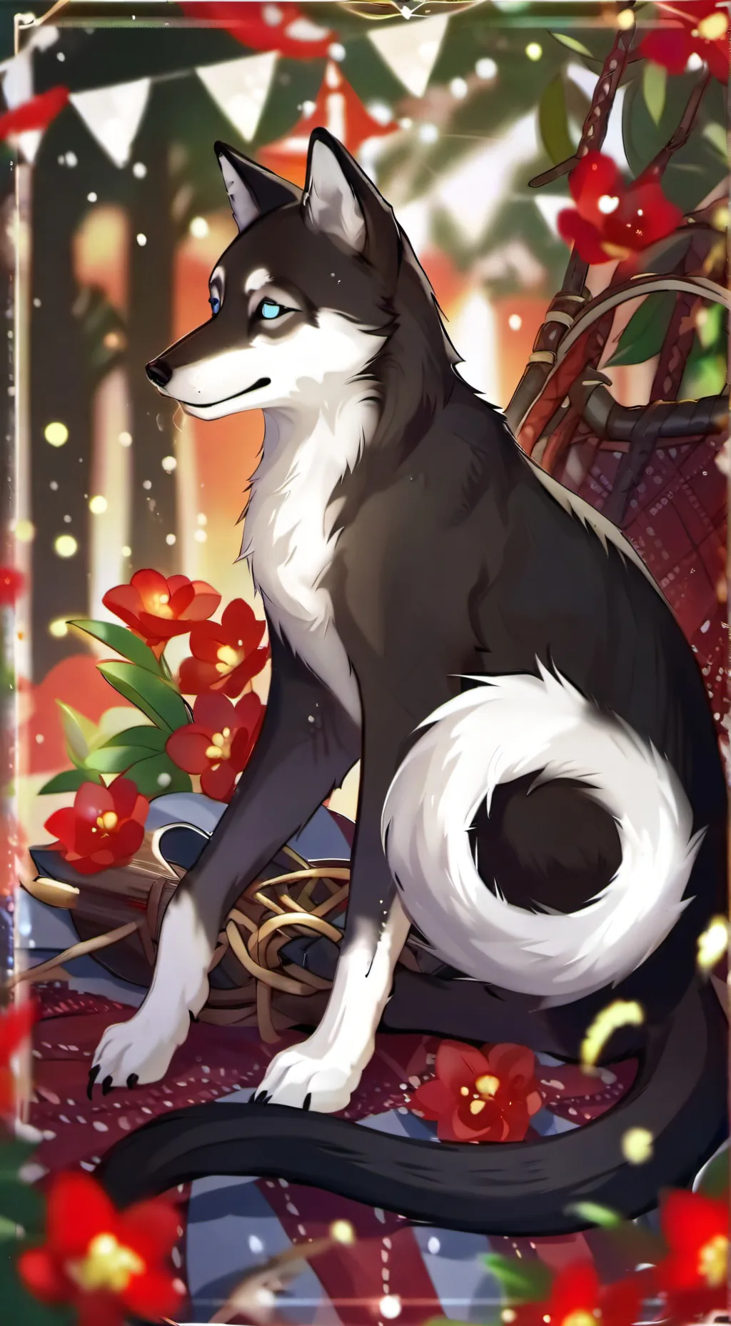 ai character: mha animal background