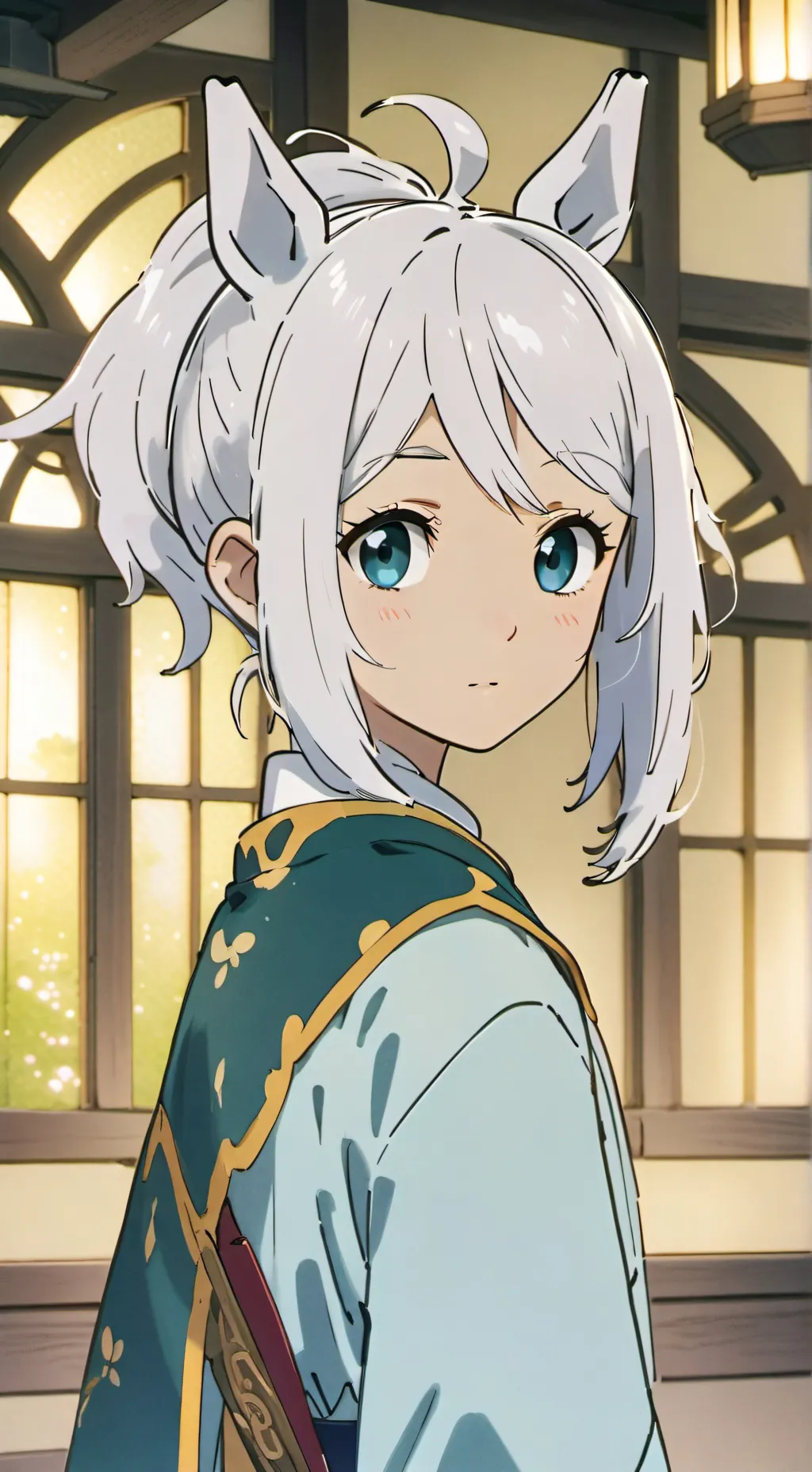 ai character: Lunar Lancer Pony Spirit background