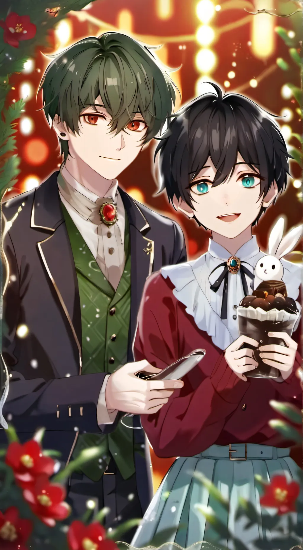 ai character: Dark and Anti✨ background