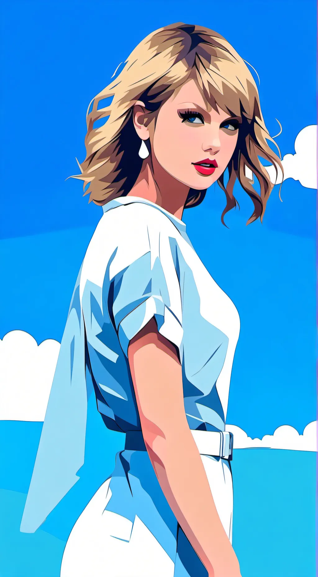 ai character: Taylor swift  background