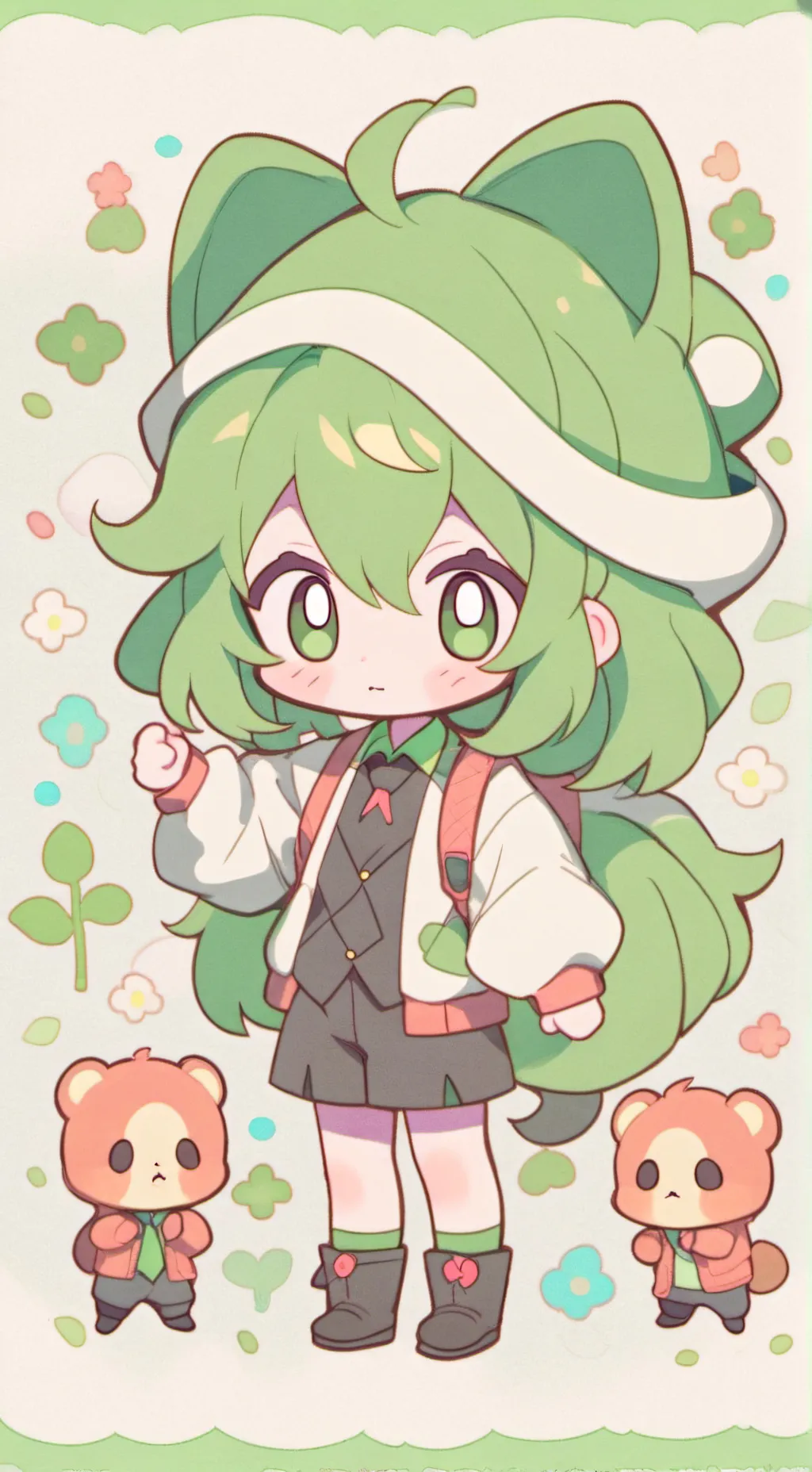 ai character: KIDS background