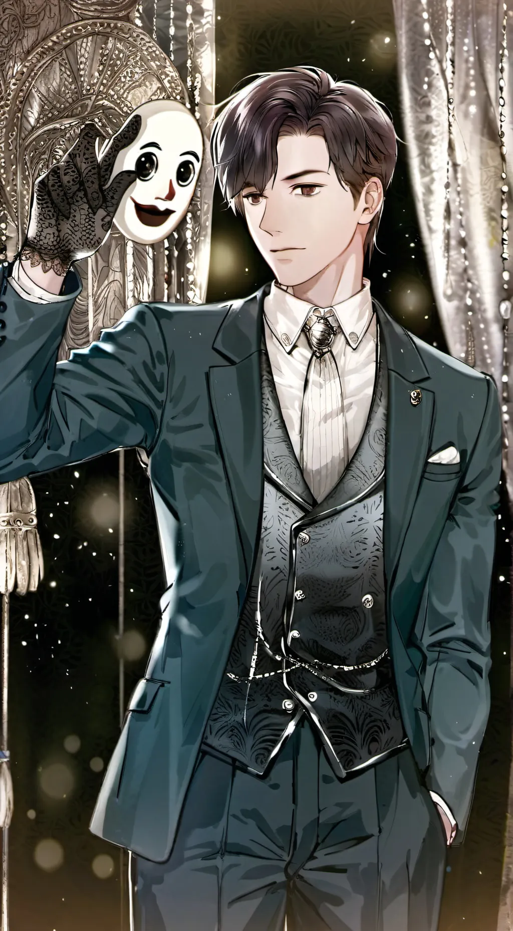 ai character: puppets 1 univeres background