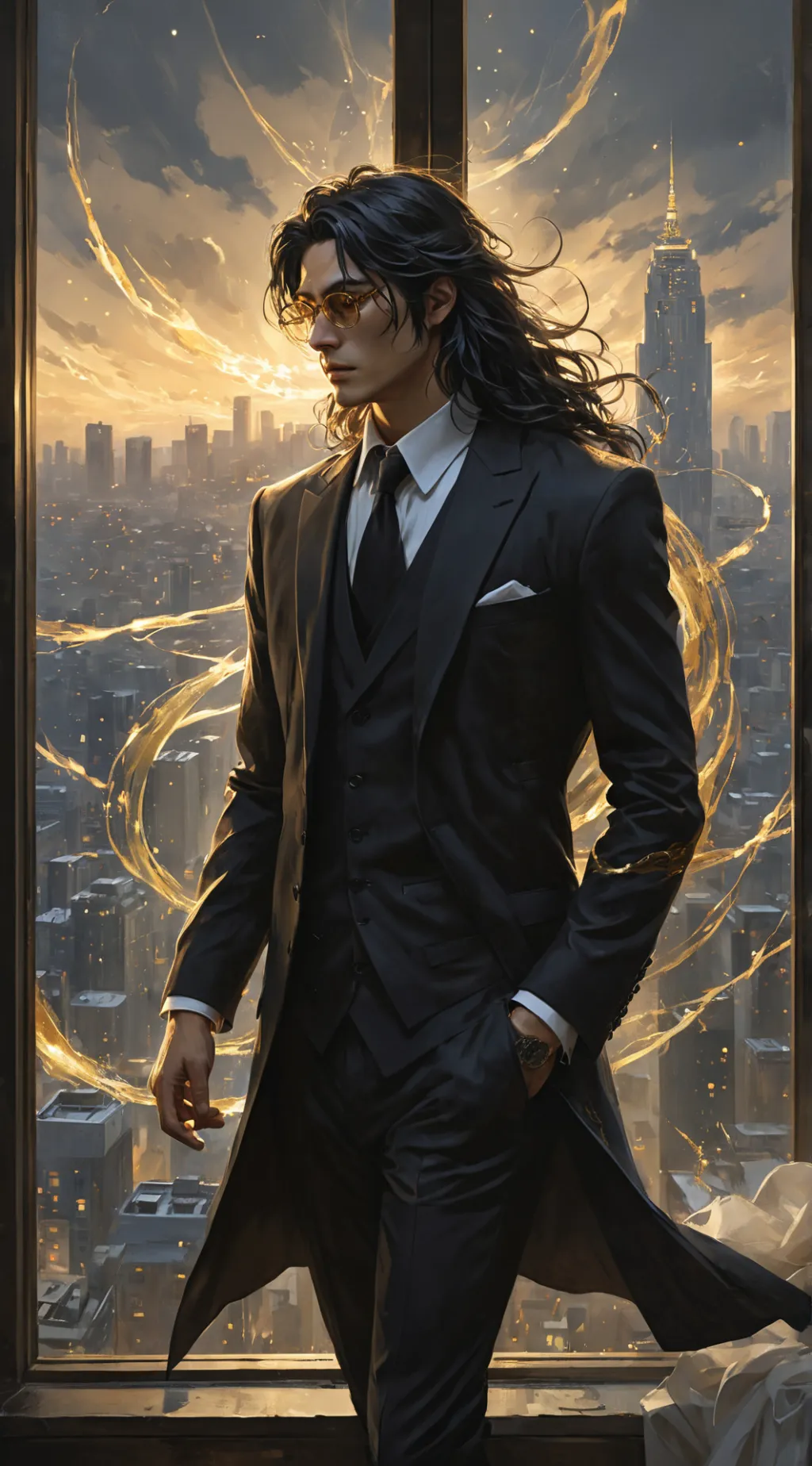 ai character: Leo background