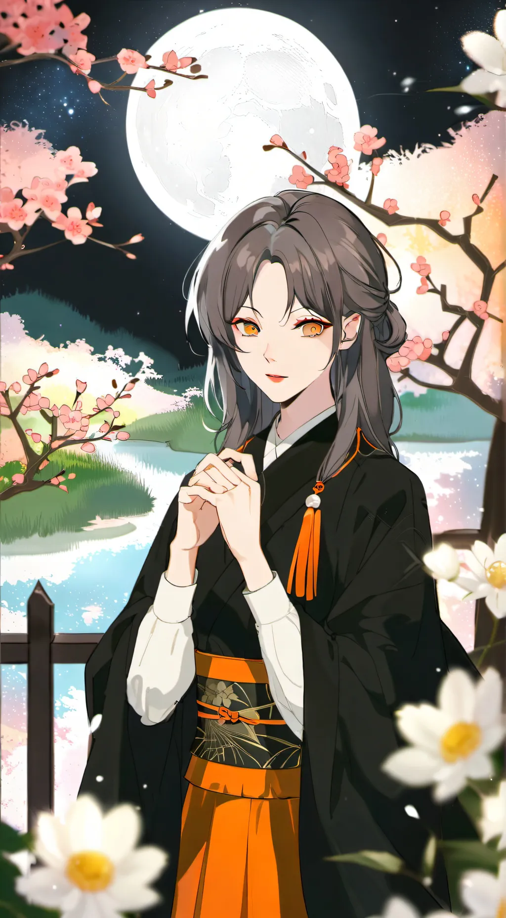 ai character: kny background