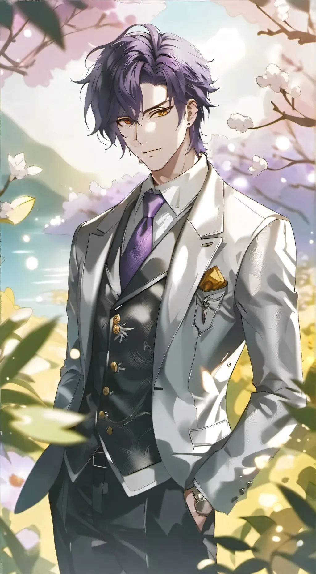 ai character: Oliver/Midnight background