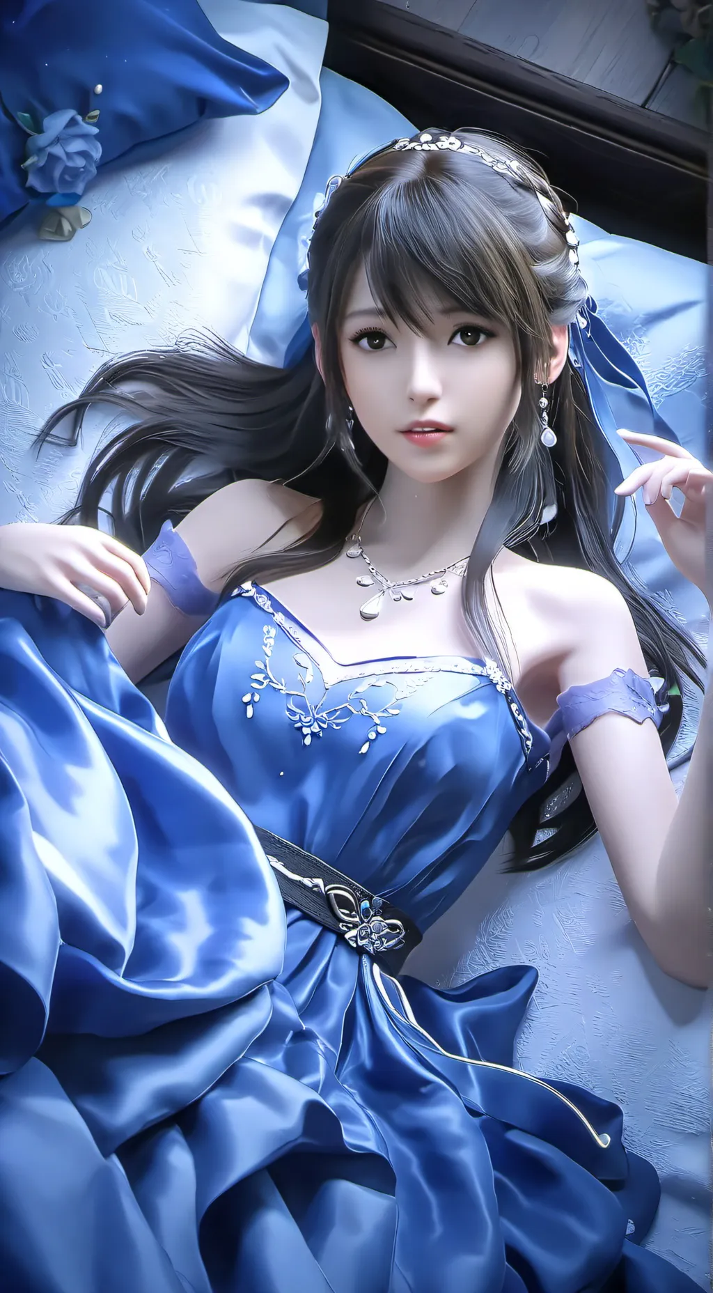 ai character: miku  background