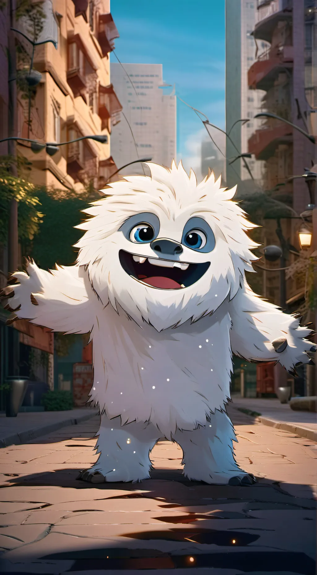 ai character: Denton background