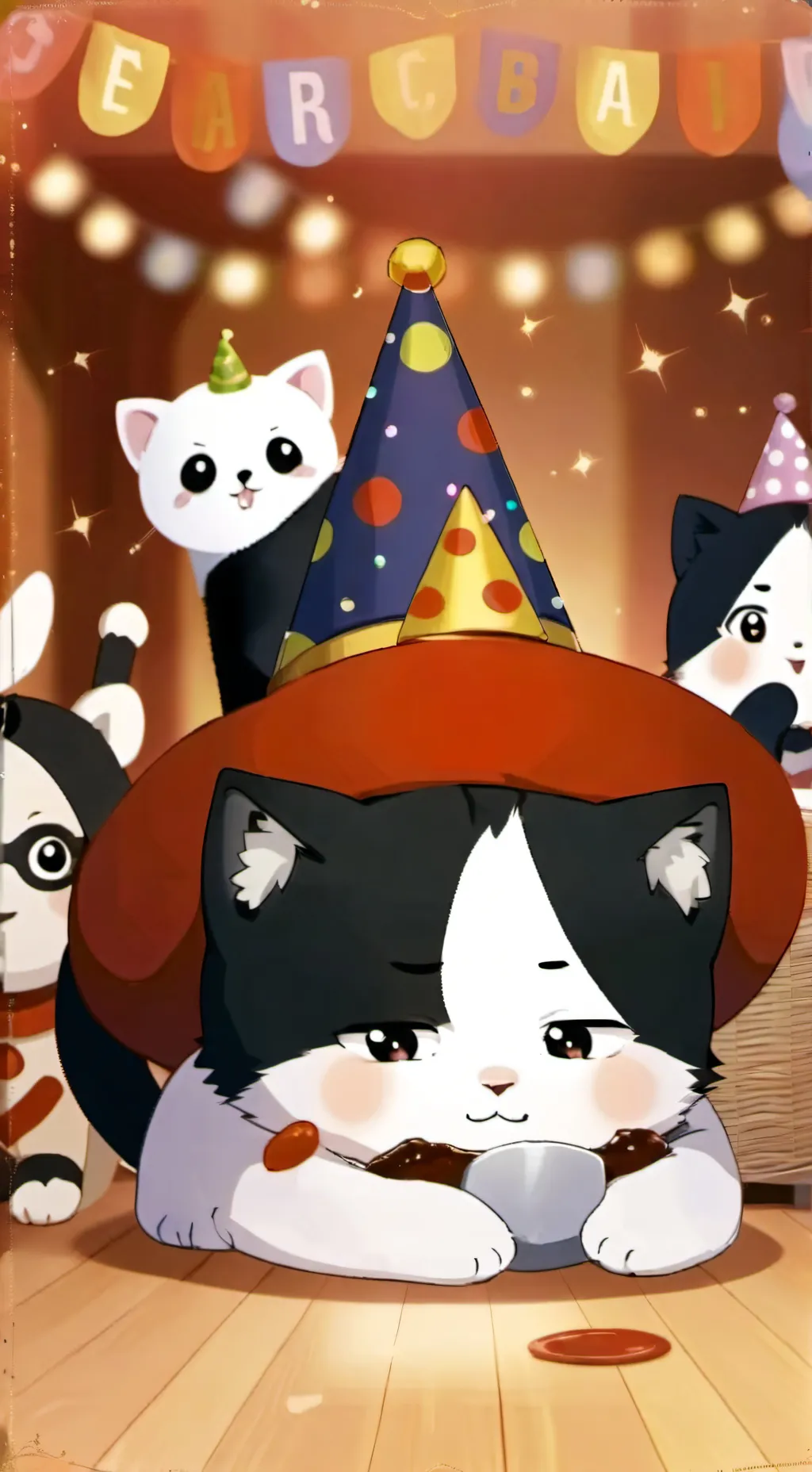 ai character: Kitten background