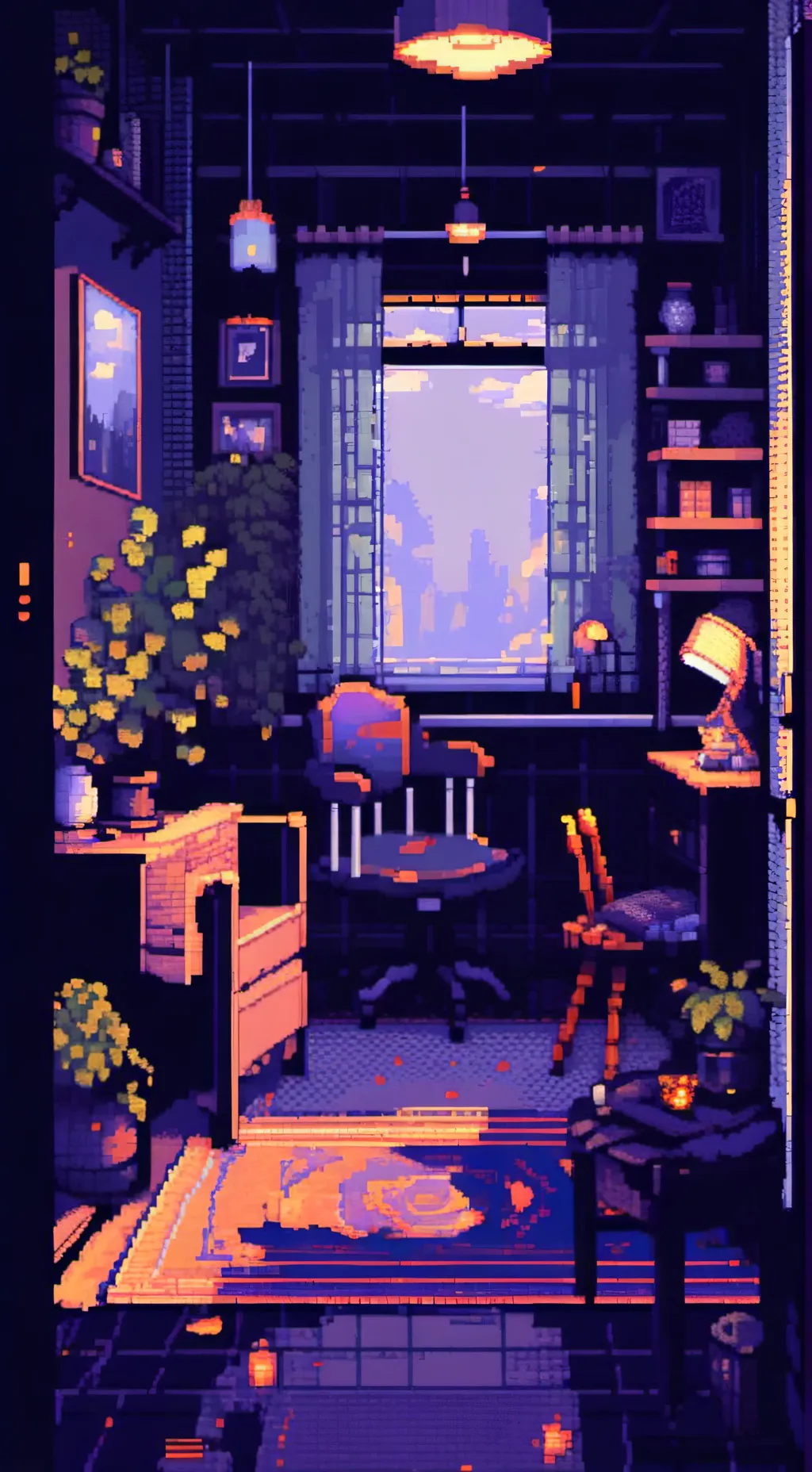 ai character: Omonette Sleepover background