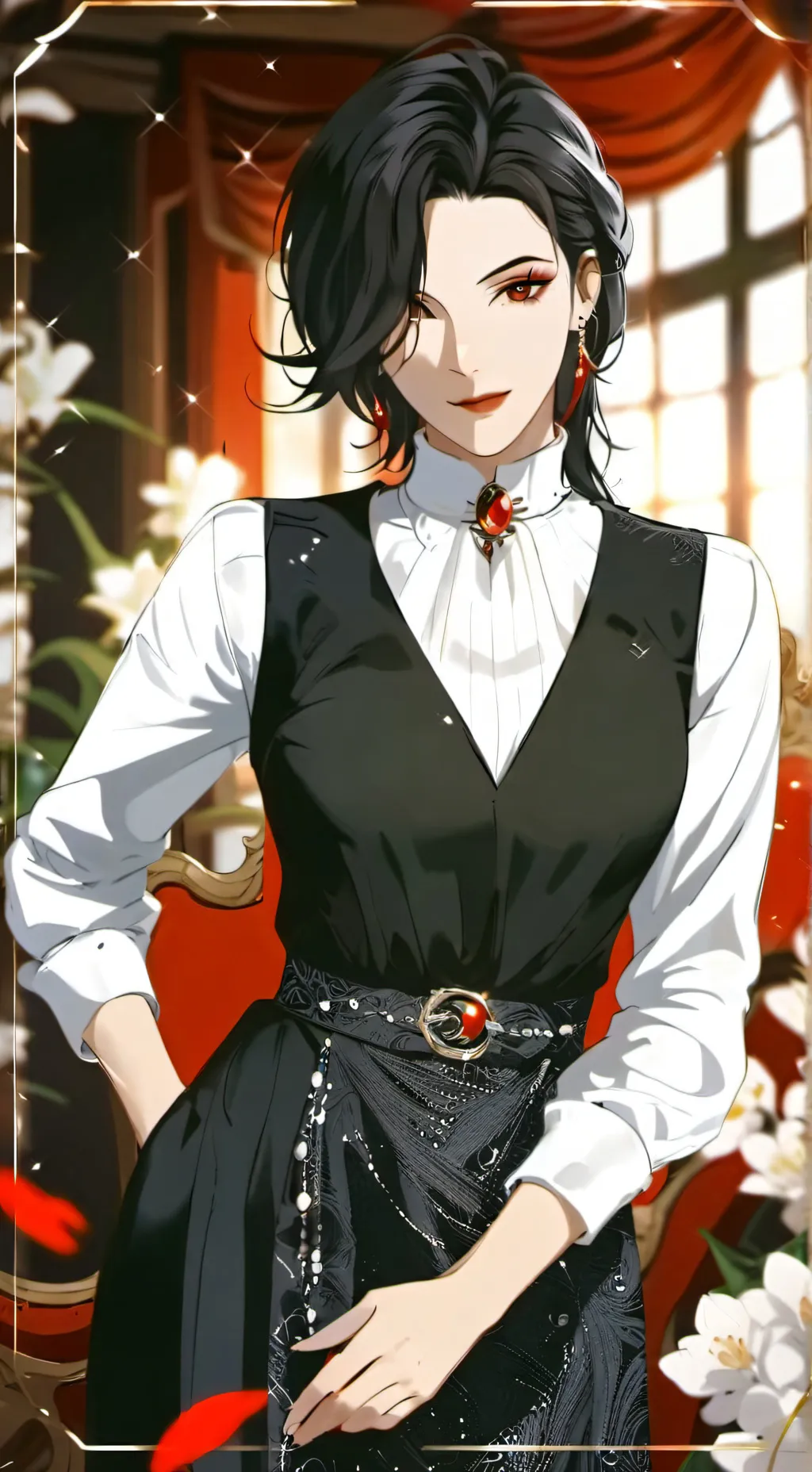 ai character: Athena Blaze background