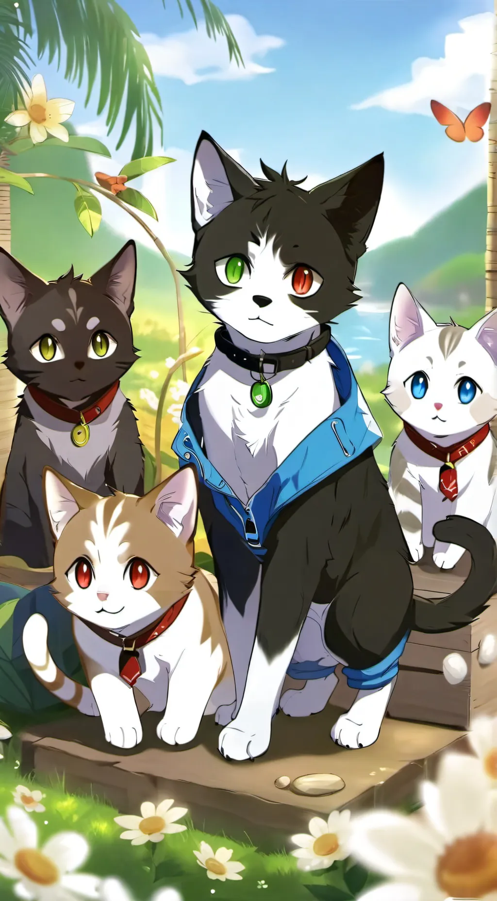 ai character: Dsmp warrior cats background