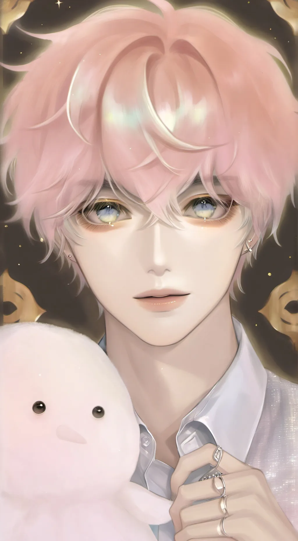 ai character: hot boy famous  background