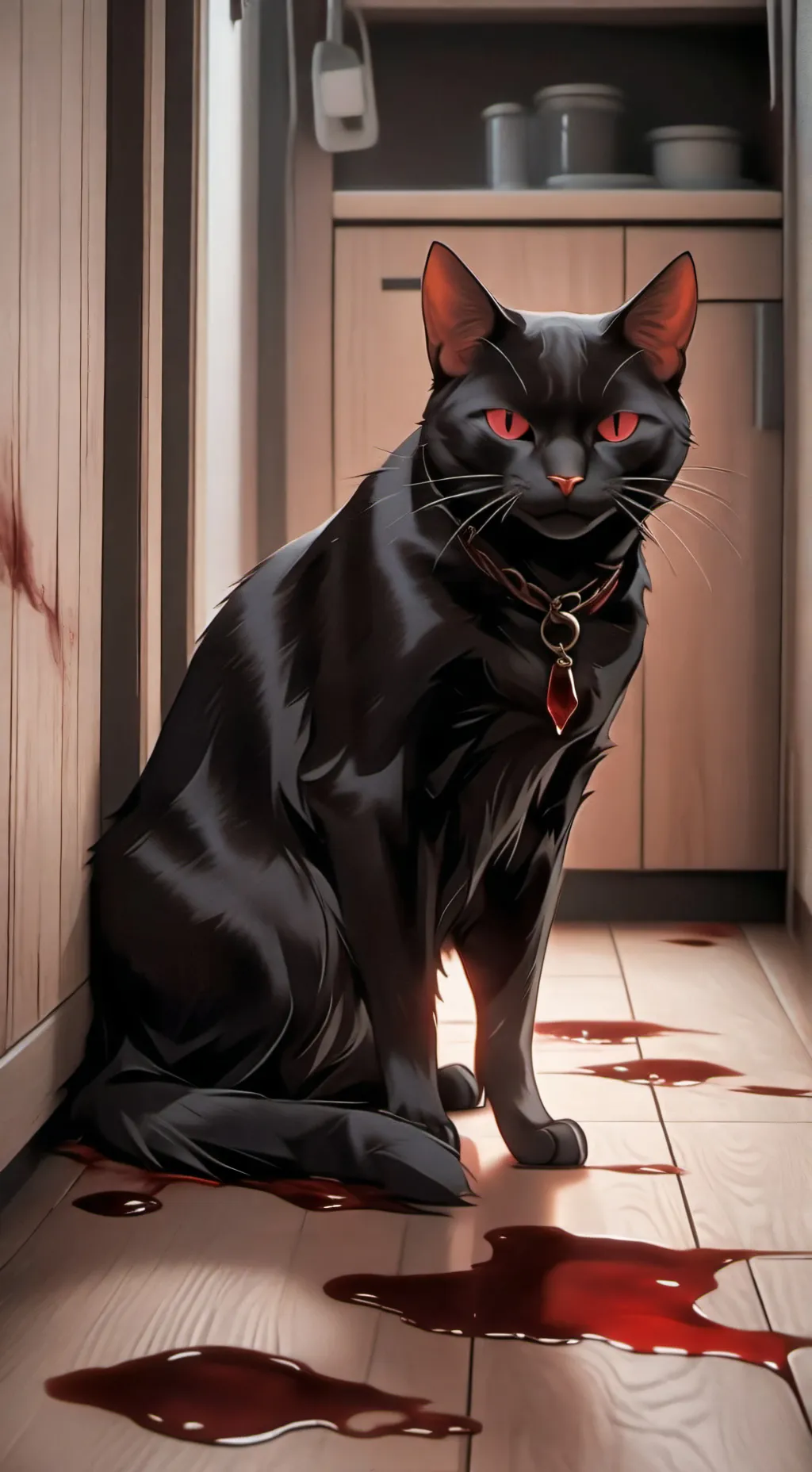 ai character: horror background