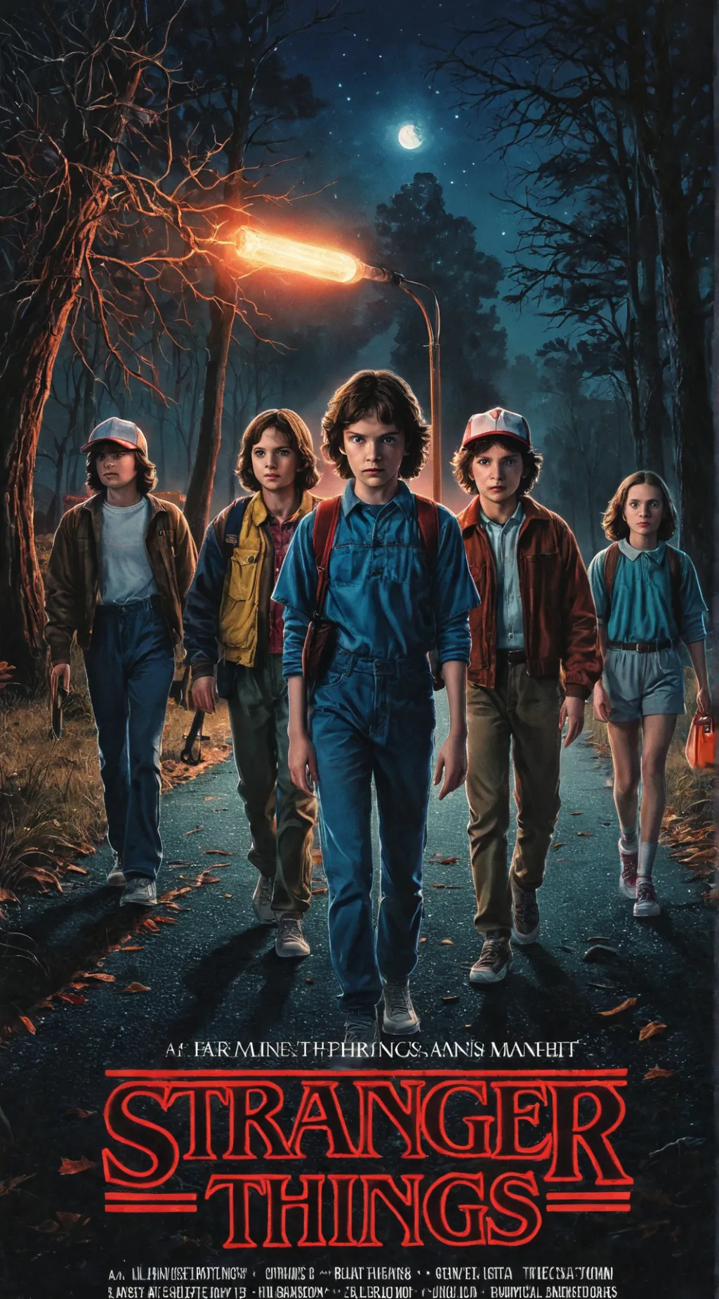 ai character: Dustin  background