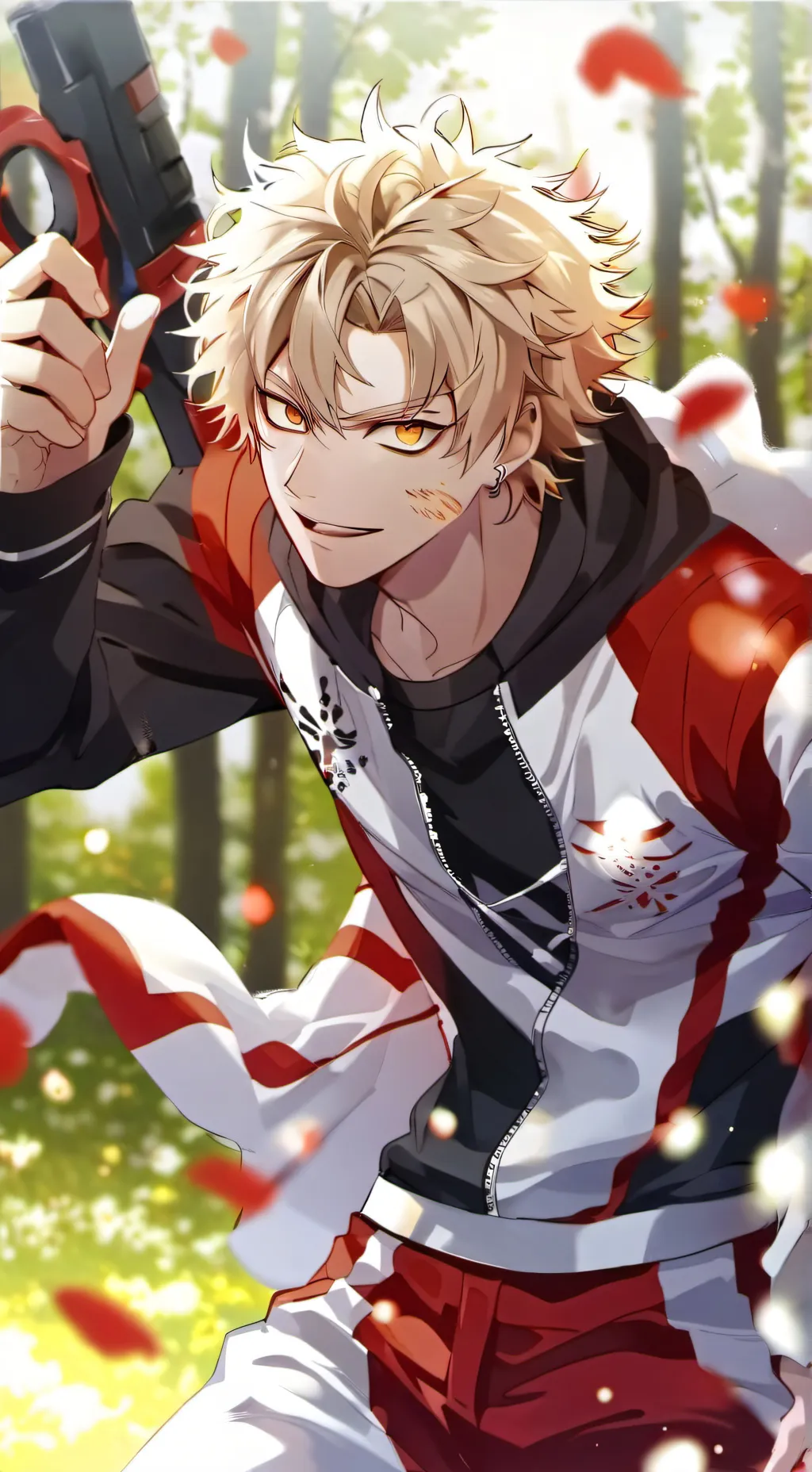 ai character: Bakugou  background
