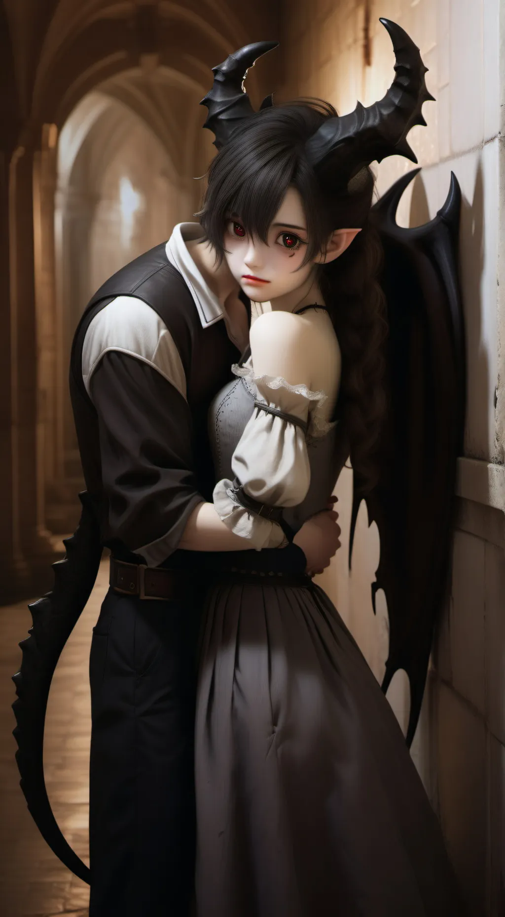 ai character: demon background