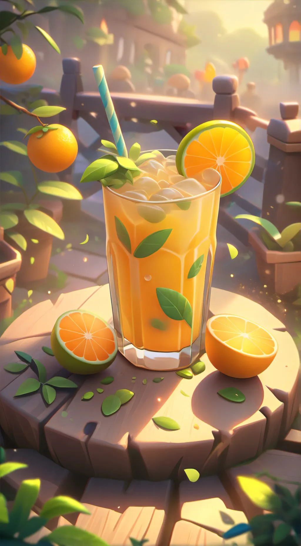 ai character: Juice  background