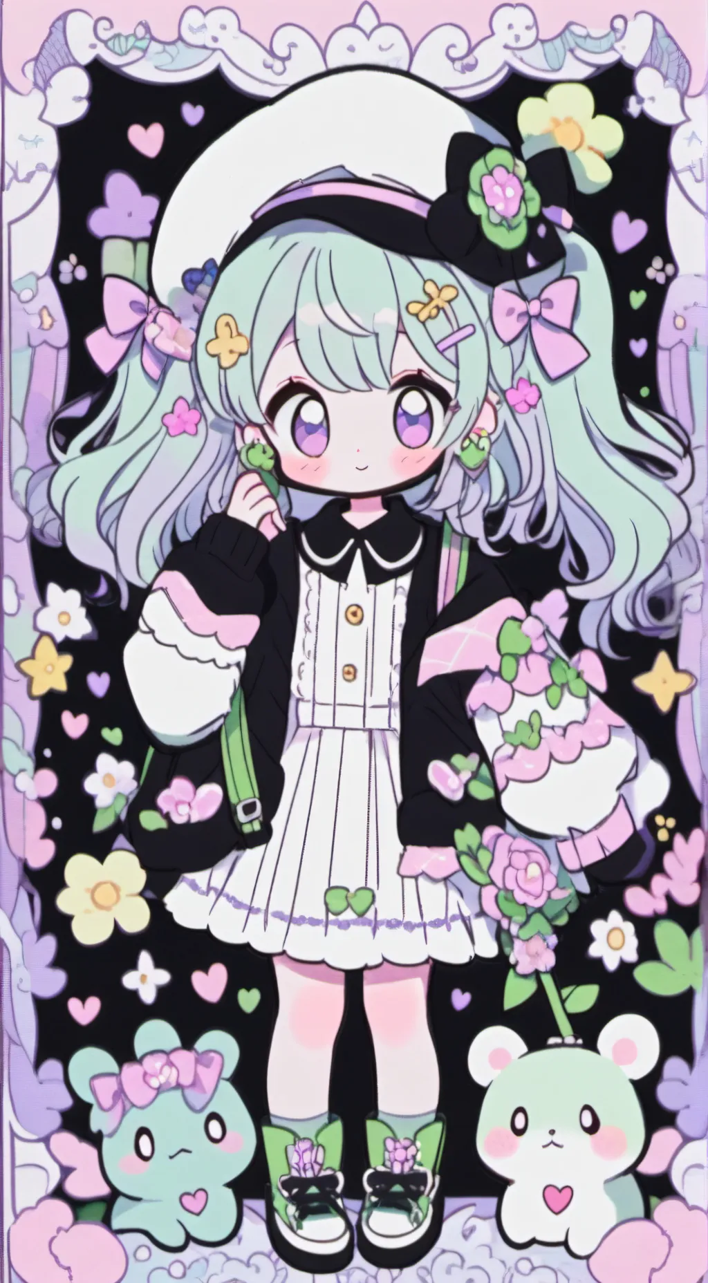 ai character: DRESS TO IMPRESS😀 background