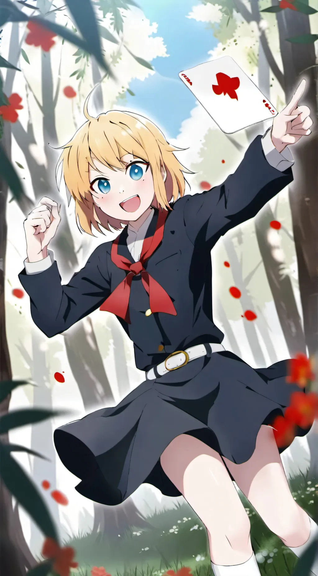 ai character: Gwen Pool background