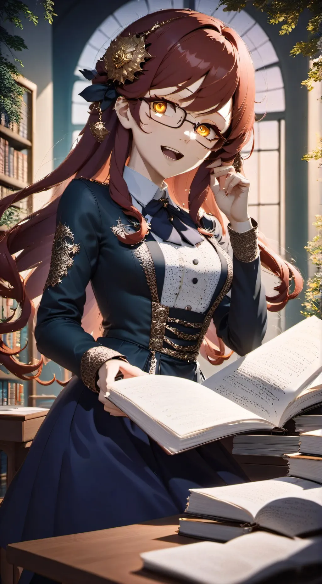 ai character: Himari background