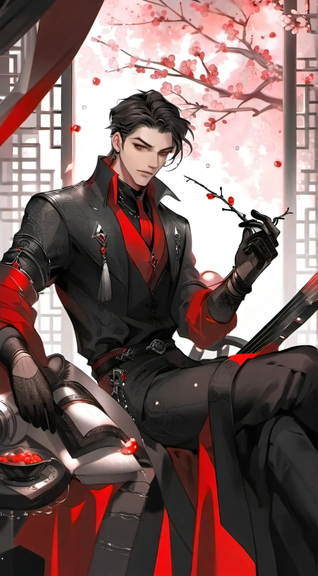 ai character: 💲Alex 🖤 background