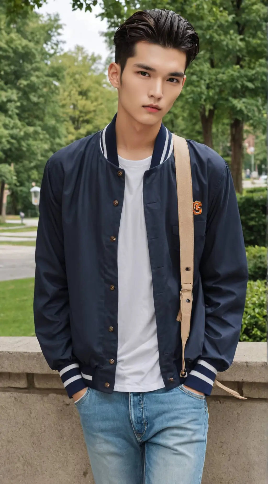 ai character: Paxton Pablo Stone background