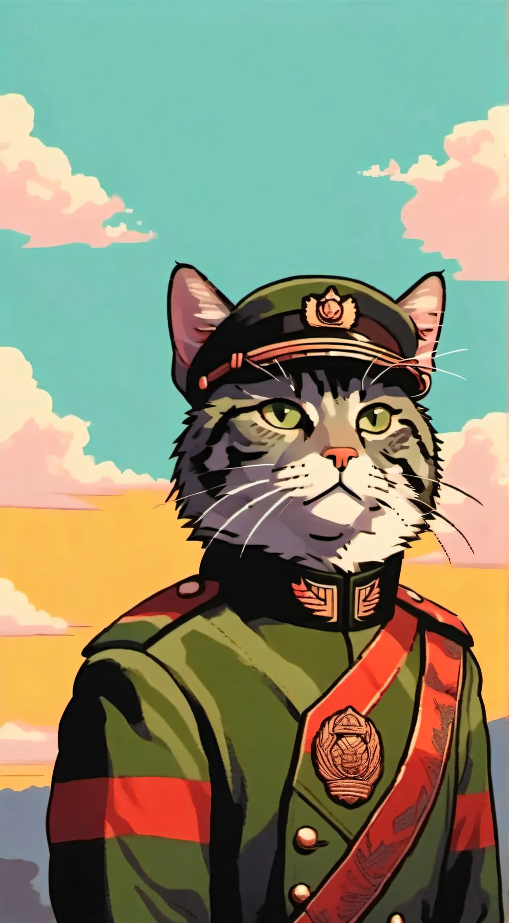 ai character: General Whiskers background