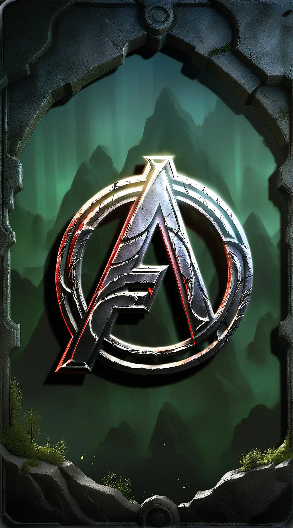 ai character: avengers school  background