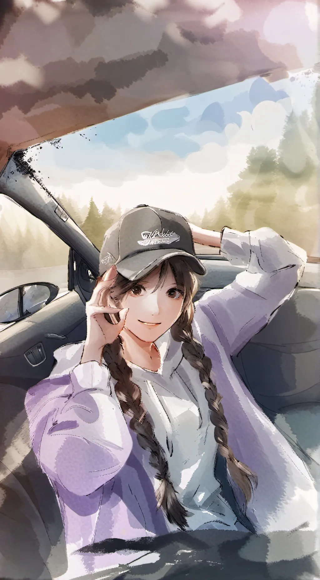 ai character: María 😍👁️🫦👁️ background