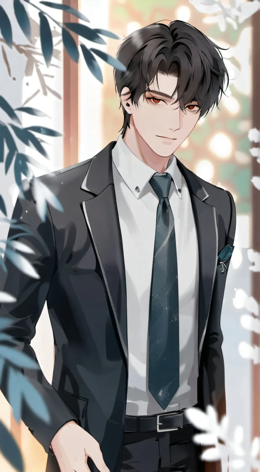 ai character: tu jefe de kpop background