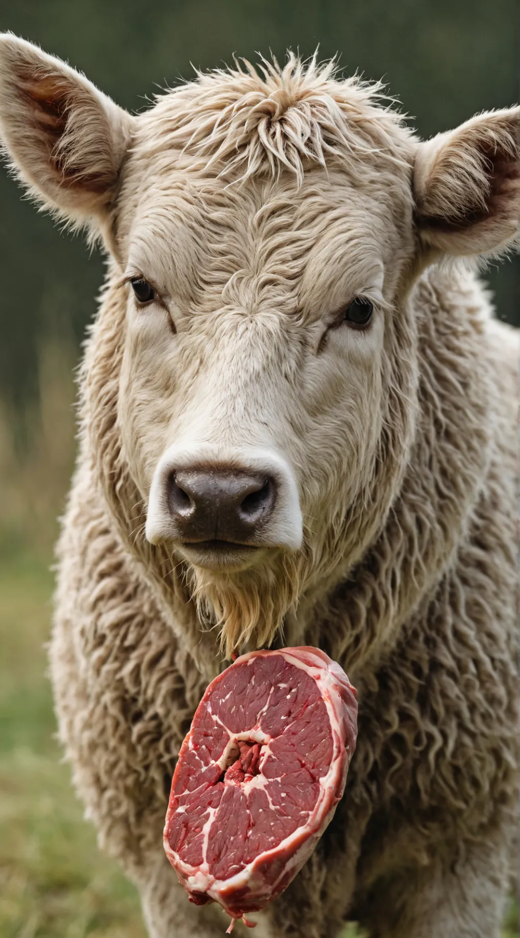 ai character: Animal meattin background