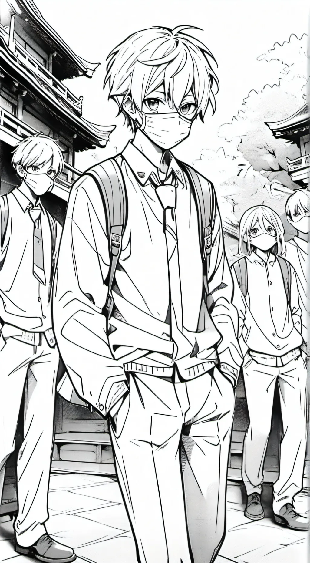 ai character: new school background