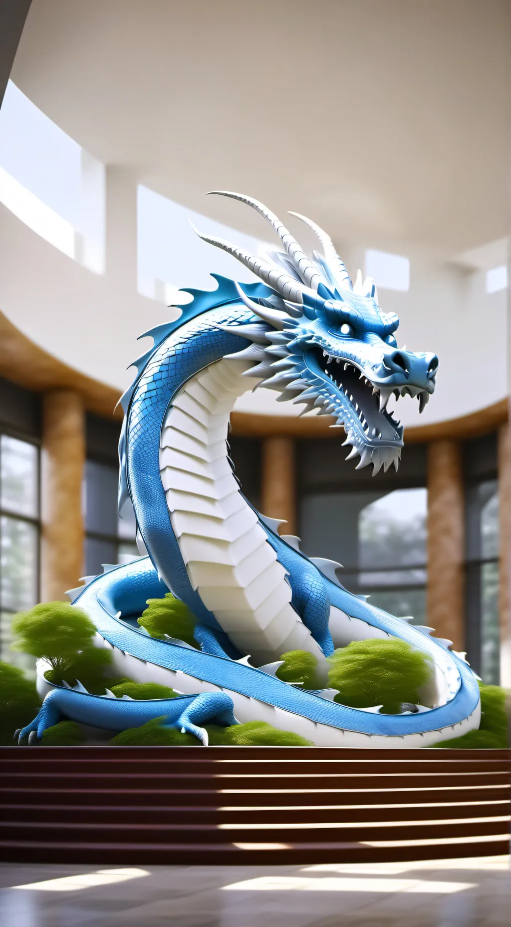 ai character: Dragon school  background