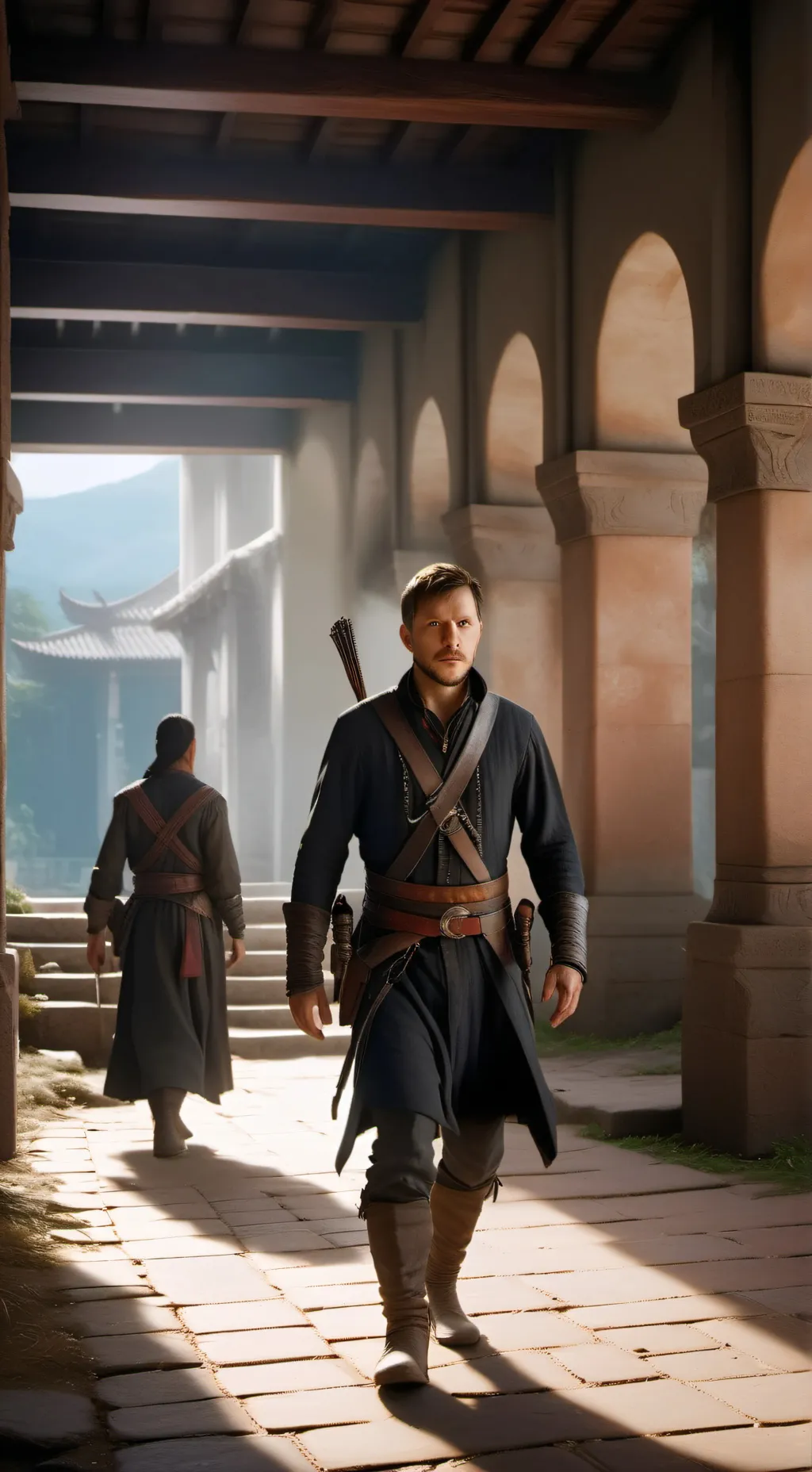 ai character: Galen Vaughn  background