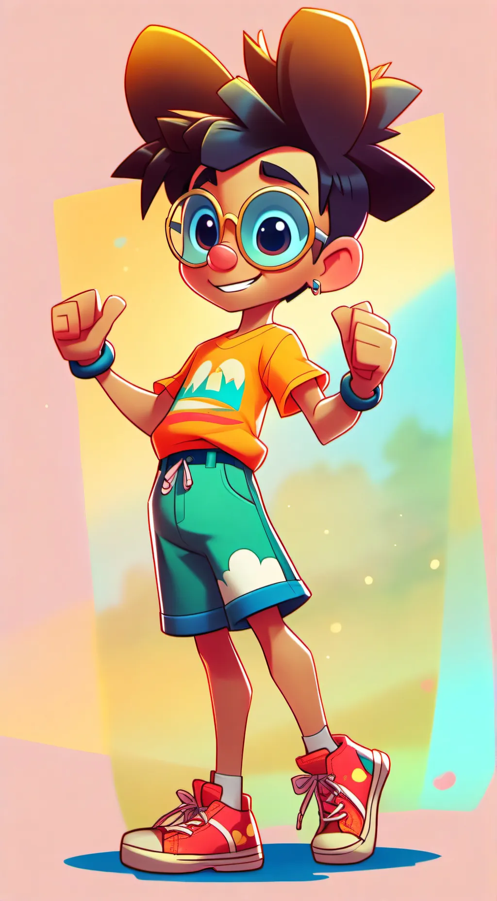 ai character: sprunki background