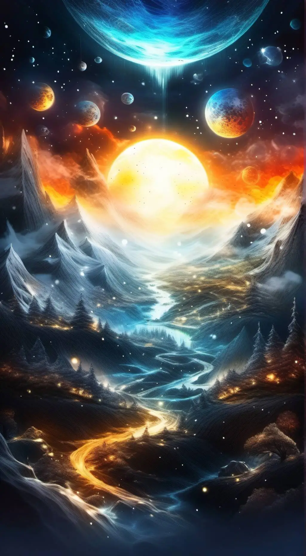 ai character: #Terramana background