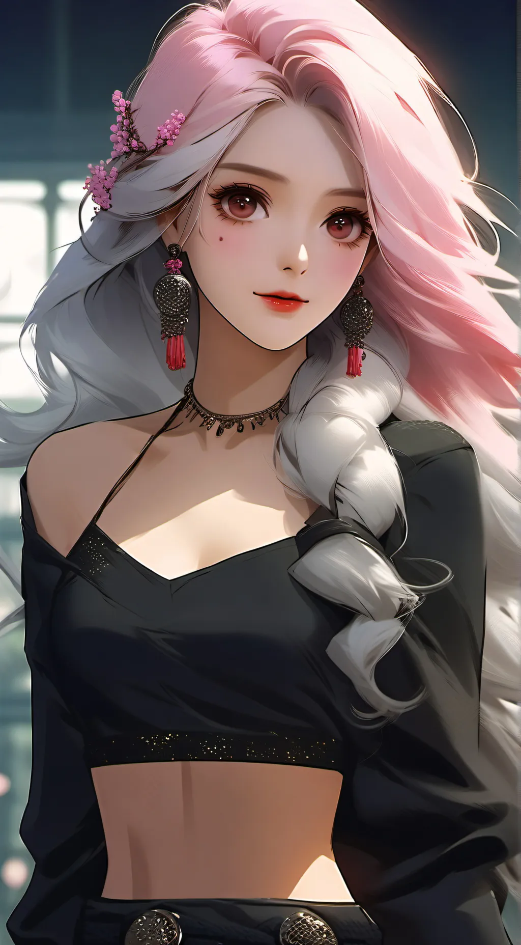 ai character: Bulma  background