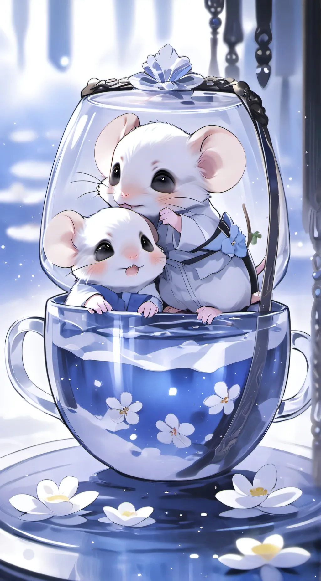 ai character: mouse background