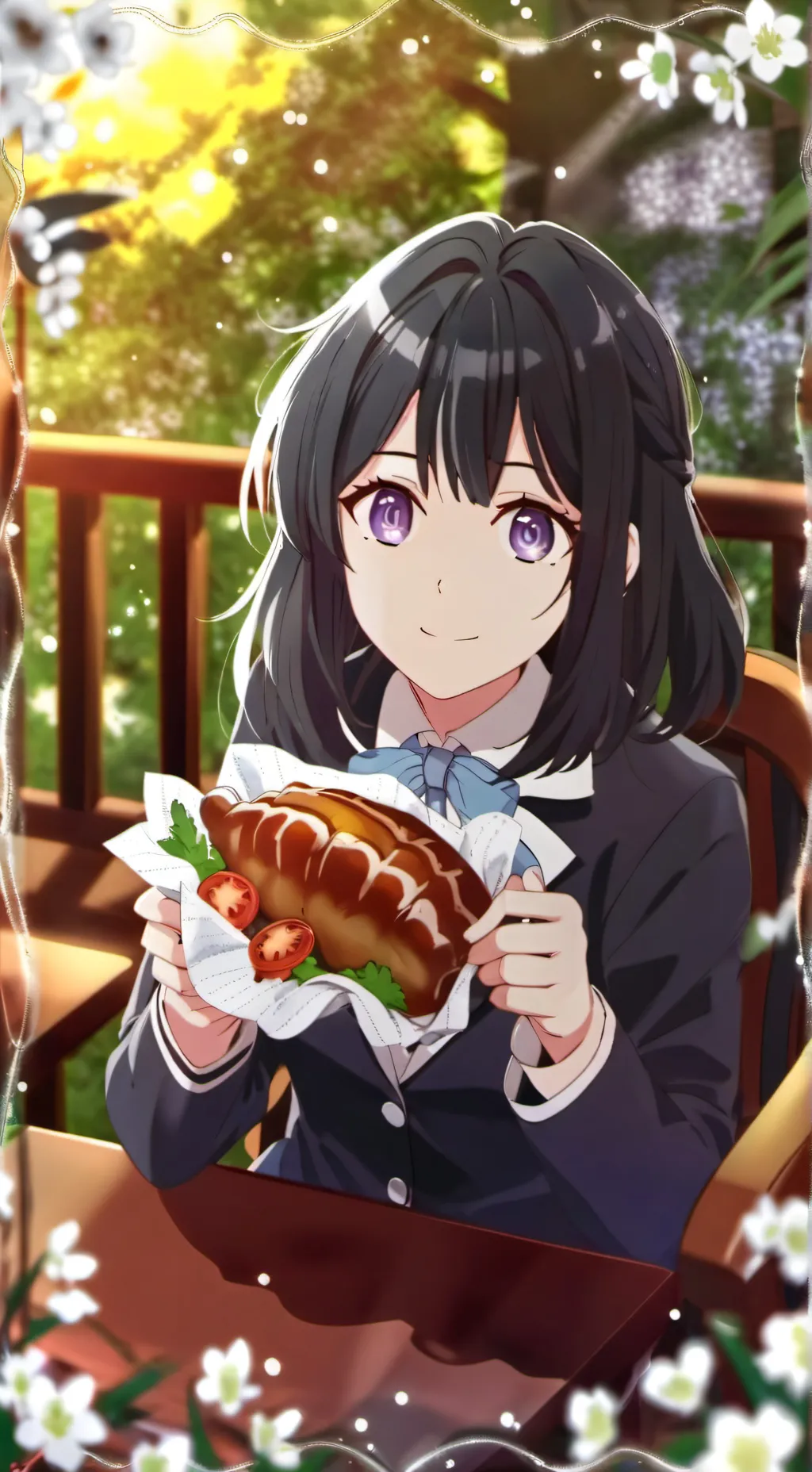 ai character: nika background