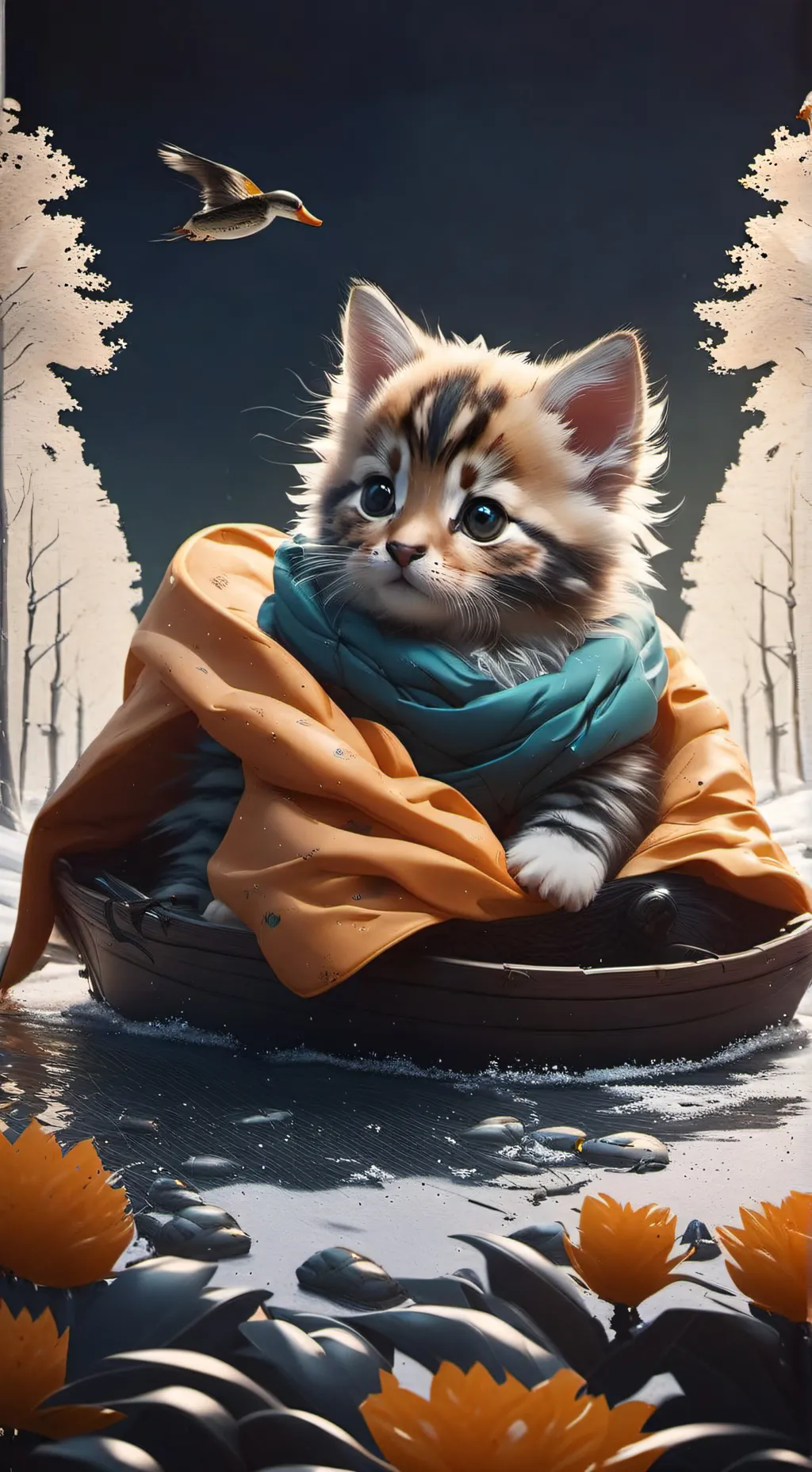 ai character: Kitty background