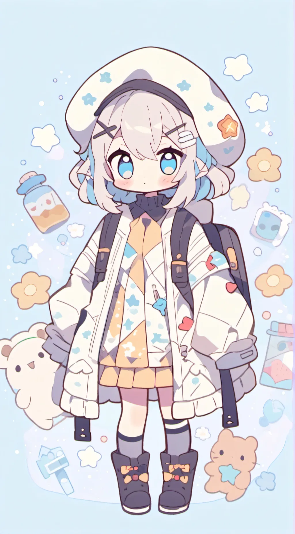 ai character: Christmas mha background