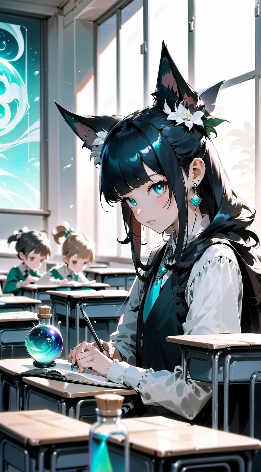 ai character: Mha background