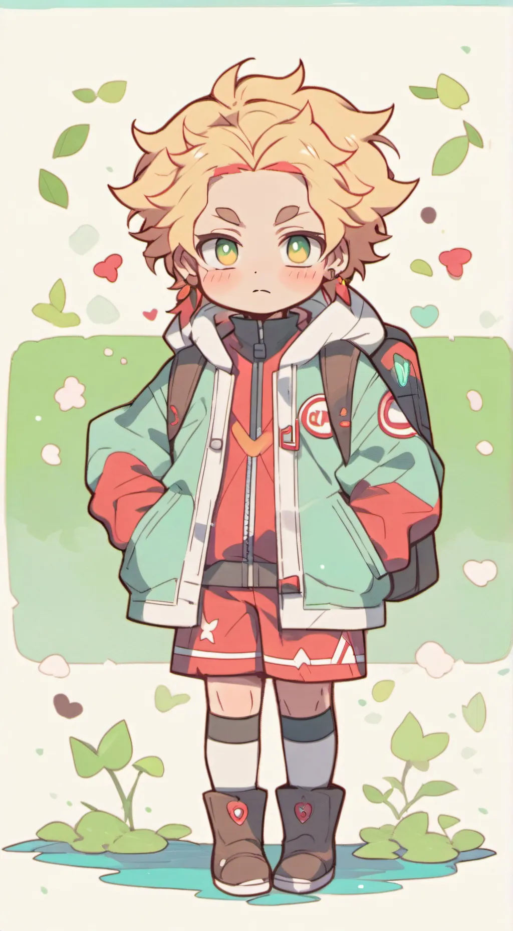 ai character: Mha move  background