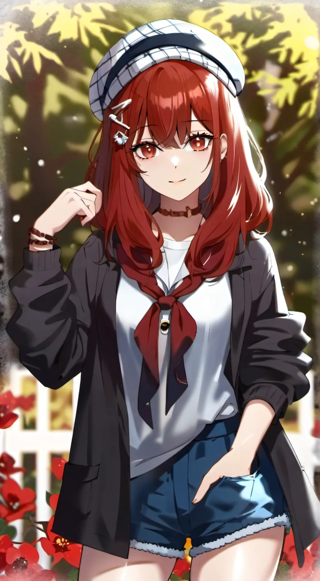 ai character: Fem Zair  background