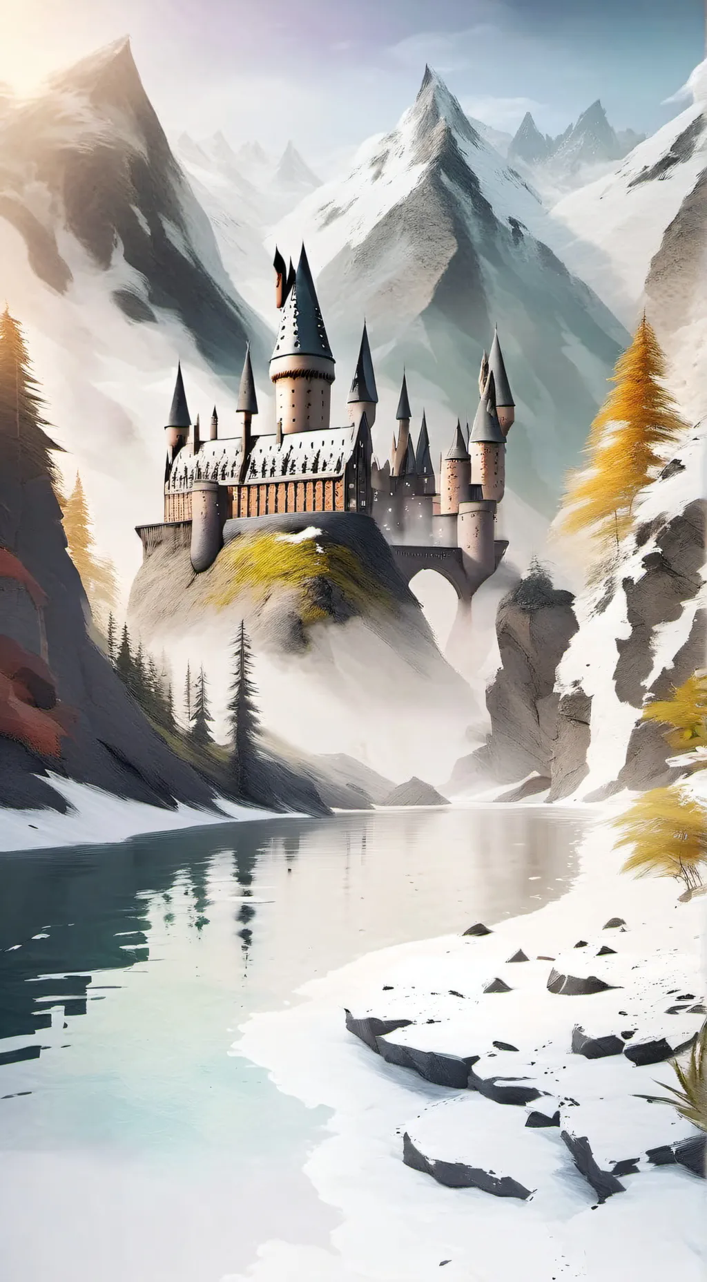 ai character: Hogwarts🪄😱 background