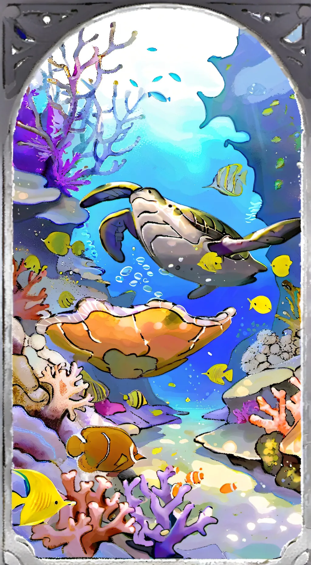 ai character: Mariah arts commun background